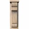 Ekena Millwork New Brighton Smooth Corbel w/Backplate, Douglas Fir, 5 1/2"W x 10"D x 18"H COR06X10X18NEB01SDF - alternate 2